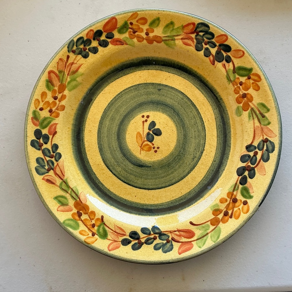 Terre Provence Hand-Painted 9” Salad Plate